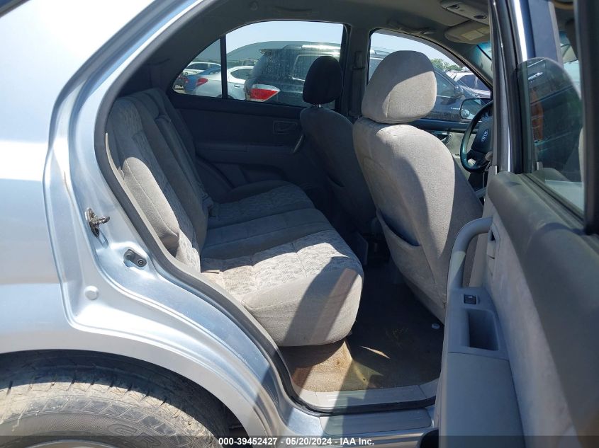 2007 Kia Sorento Lx VIN: KNDJD736675728257 Lot: 39452427