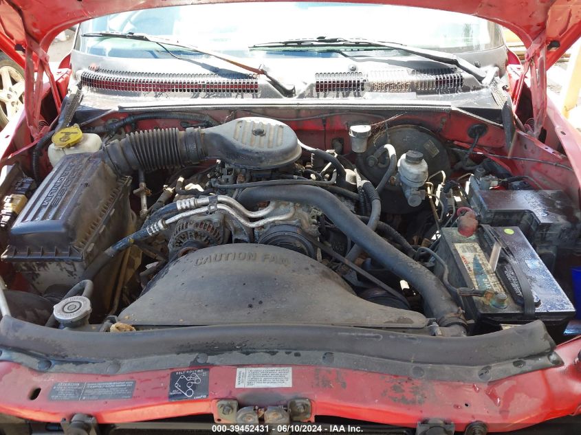 1997 Dodge Dakota Slt/Sport VIN: 1B7FL26X9VS155076 Lot: 39452431