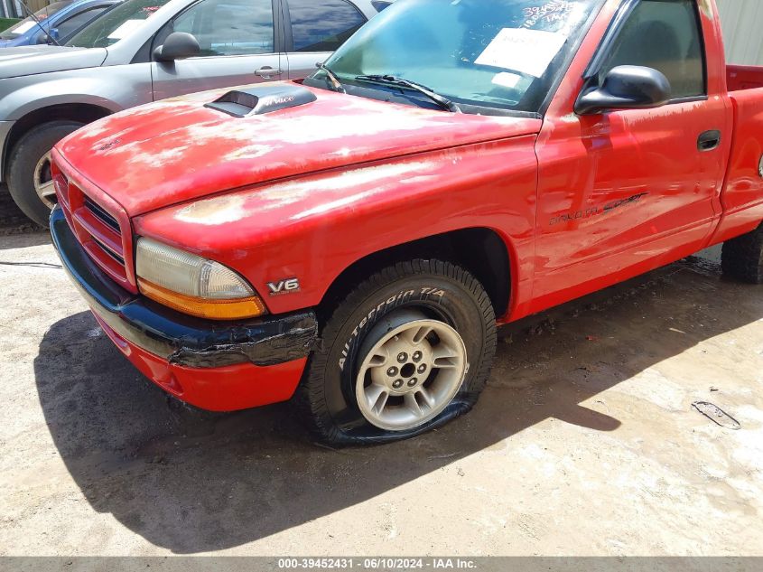 1997 Dodge Dakota Slt/Sport VIN: 1B7FL26X9VS155076 Lot: 39452431