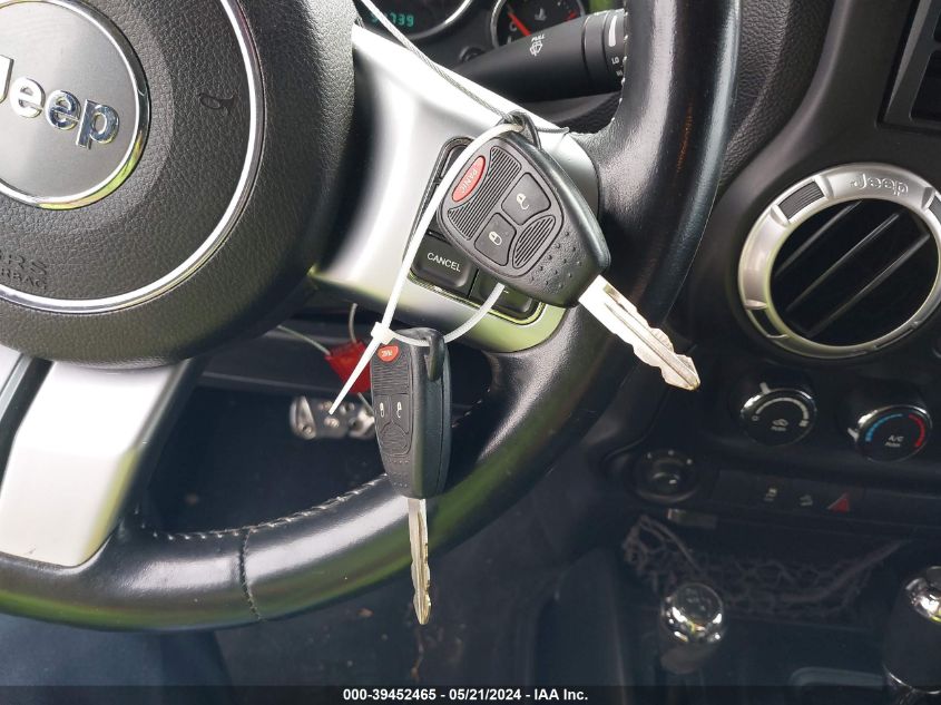 2012 Jeep Wrangler Sport VIN: 1C4GJWAG7CL290136 Lot: 39452465