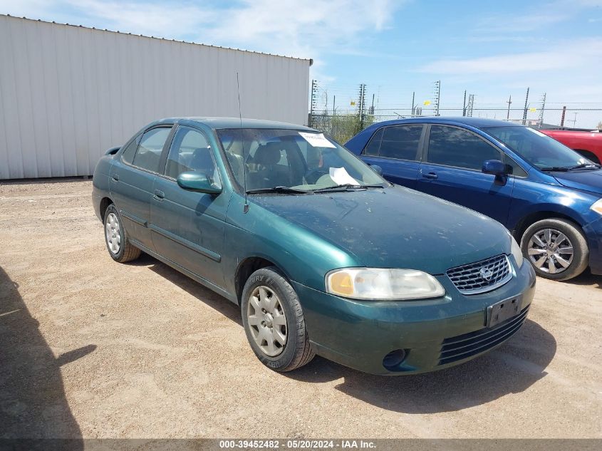 2000 Nissan Sentra Gxe/Xe VIN: 3N1CB51D0YL303674 Lot: 39452482