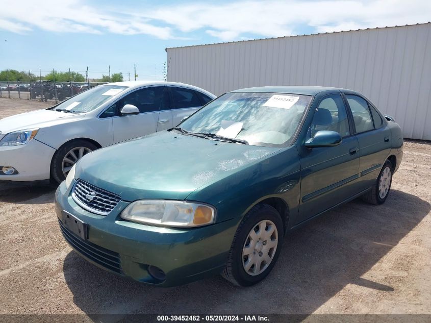 2000 Nissan Sentra Gxe/Xe VIN: 3N1CB51D0YL303674 Lot: 39452482