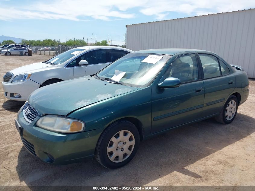 2000 Nissan Sentra Gxe/Xe VIN: 3N1CB51D0YL303674 Lot: 39452482