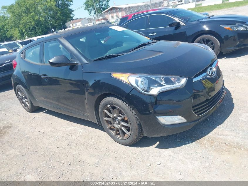 2013 Hyundai Veloster Base W/Gray VIN: KMHTC6AD9DU148781 Lot: 39452493