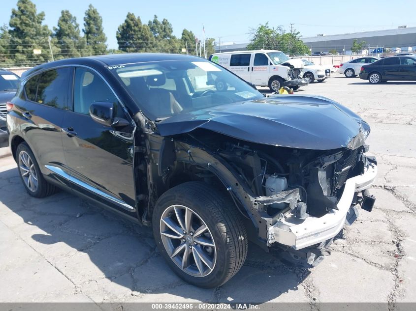 2021 Acura Rdx Technology Package VIN: 5J8TC2H51ML039797 Lot: 39452495