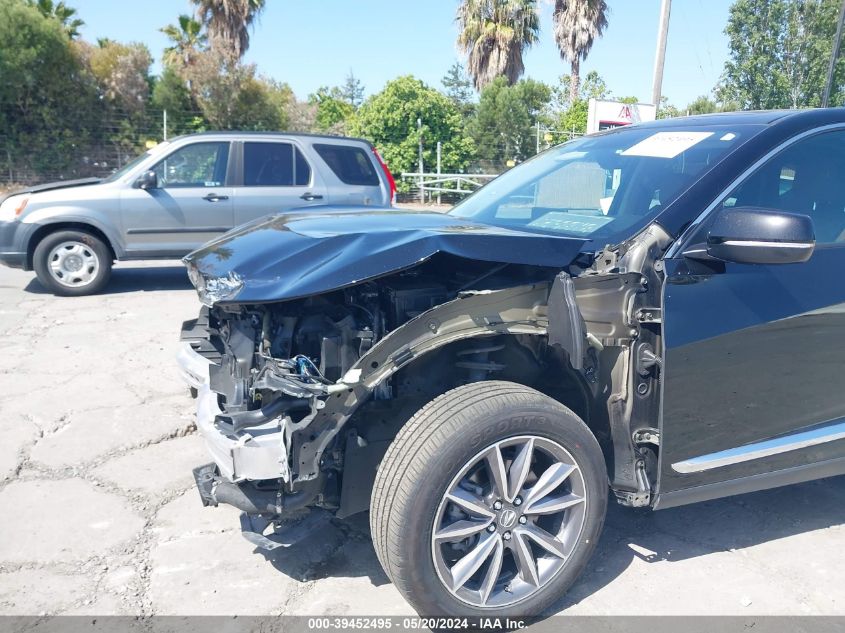 2021 Acura Rdx Technology Package VIN: 5J8TC2H51ML039797 Lot: 39452495