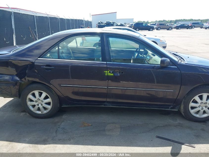 2003 Toyota Camry Xle V6 VIN: 4T1BF30KX3U566265 Lot: 39452499