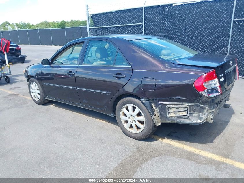 2003 Toyota Camry Xle V6 VIN: 4T1BF30KX3U566265 Lot: 39452499