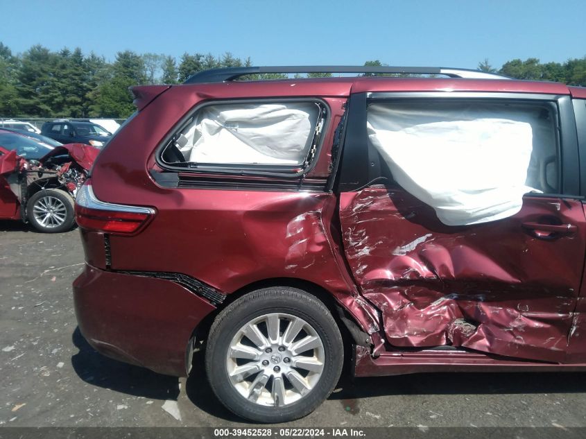 2015 Toyota Sienna Le 7 Passenger VIN: 5TDJK3DC7FS125748 Lot: 39452528