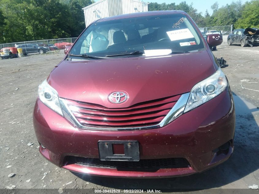 2015 Toyota Sienna Le 7 Passenger VIN: 5TDJK3DC7FS125748 Lot: 39452528
