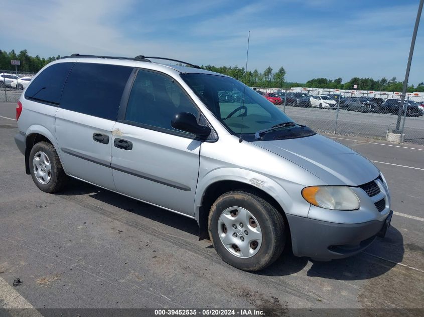 2002 Dodge Caravan Se VIN: 1B4GP25302B691706 Lot: 39452535