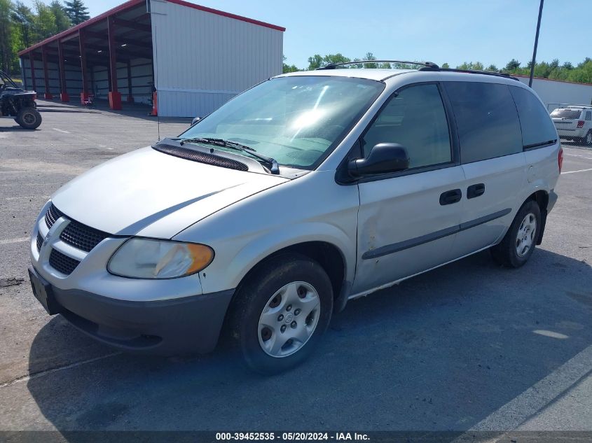 2002 Dodge Caravan Se VIN: 1B4GP25302B691706 Lot: 39452535