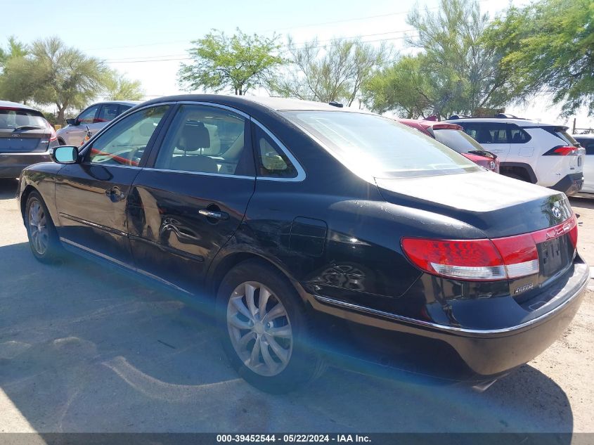 2008 Hyundai Azera Limited VIN: KMHFC46F68A318937 Lot: 39452544