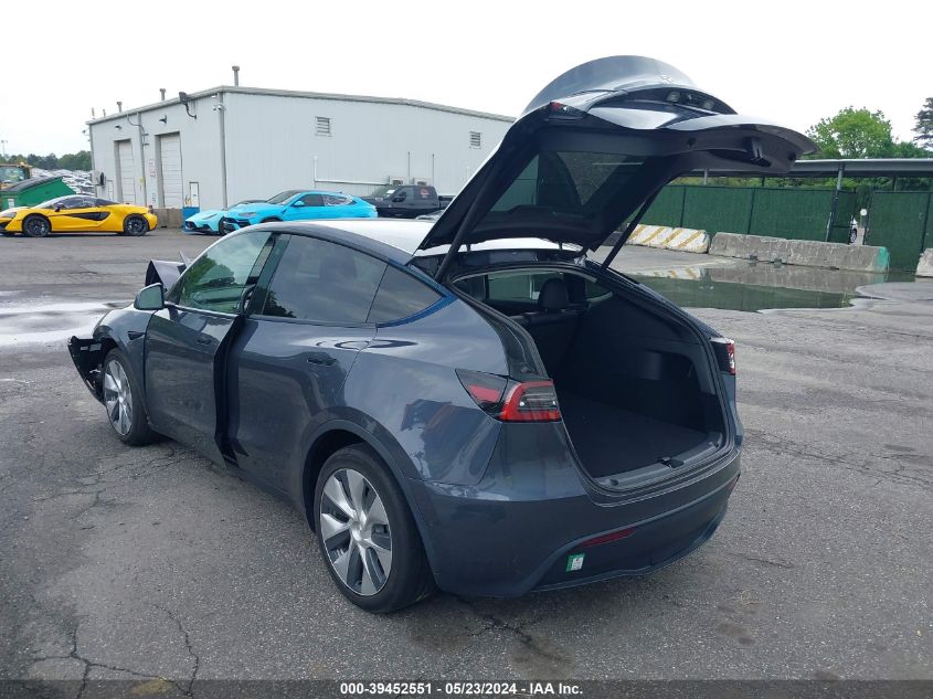 2021 Tesla Model Y Long Range Dual Motor All-Wheel Drive VIN: 5YJYGDEE0MF145489 Lot: 39452551