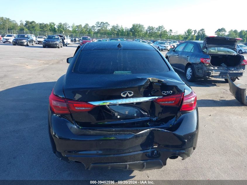 2018 Infiniti Q50 3.0T Luxe VIN: JN1EV7AP1JM350536 Lot: 39452596