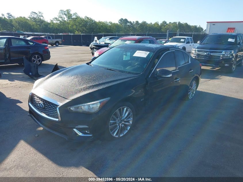 2018 Infiniti Q50 3.0T Luxe VIN: JN1EV7AP1JM350536 Lot: 39452596