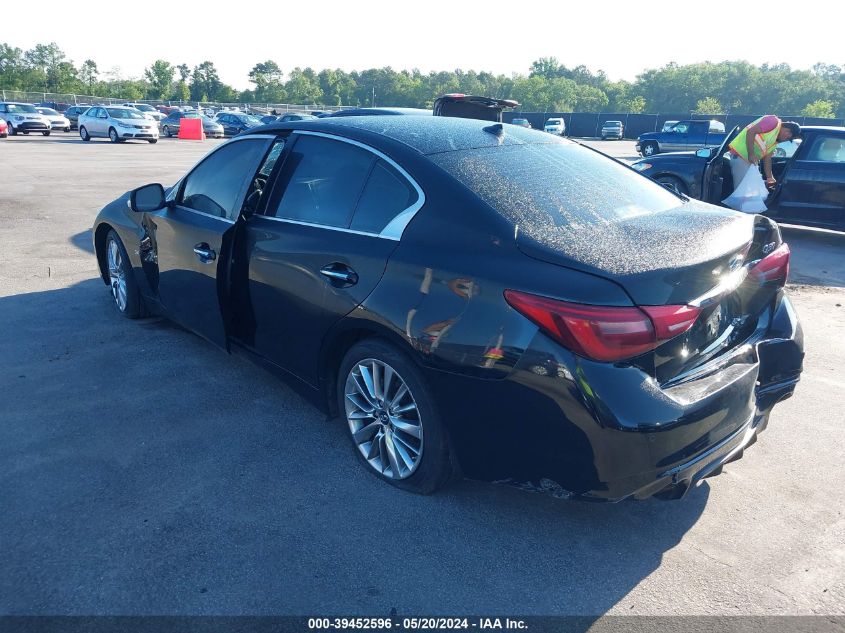 2018 Infiniti Q50 3.0T Luxe VIN: JN1EV7AP1JM350536 Lot: 39452596