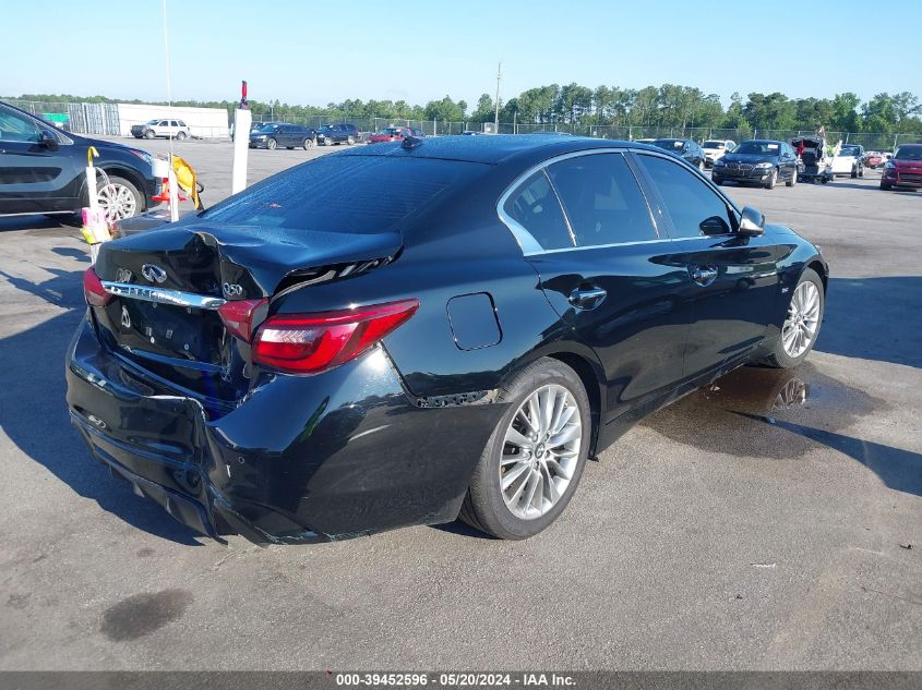 2018 Infiniti Q50 3.0T Luxe VIN: JN1EV7AP1JM350536 Lot: 39452596