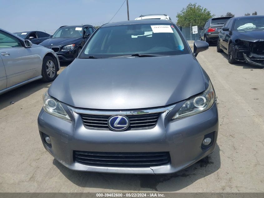 2012 Lexus Ct 200H Premium VIN: JTHKD5BH6C2069652 Lot: 39452600