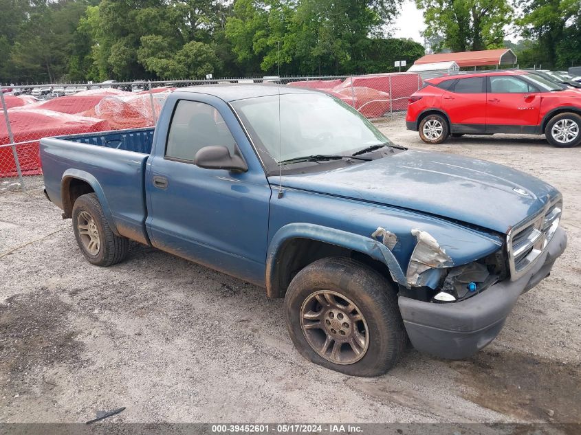 2004 Dodge Dakota VIN: 1D7FL16K44S576805 Lot: 39452601