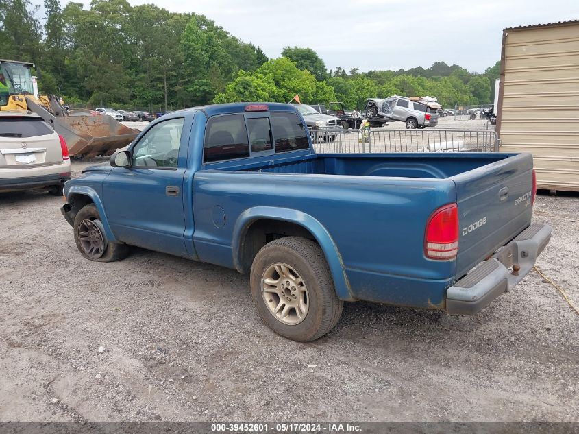 2004 Dodge Dakota VIN: 1D7FL16K44S576805 Lot: 39452601