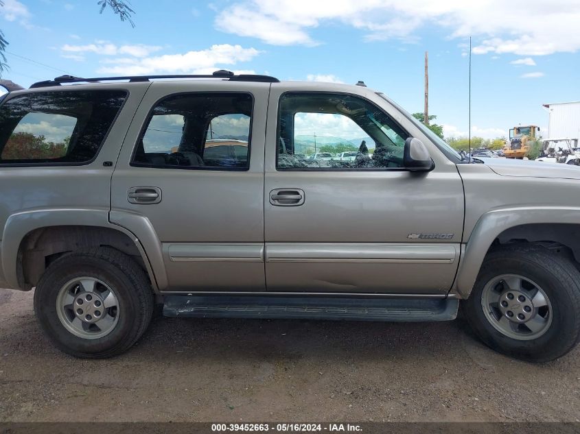 2003 Chevrolet Tahoe Lt VIN: 1GNEC13T83R286213 Lot: 39452663