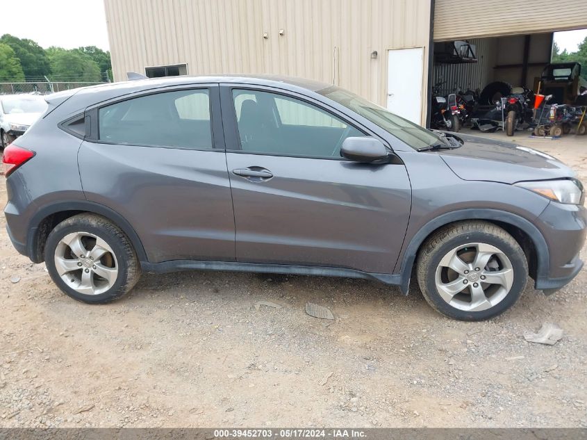 2016 Honda Hr-V Lx VIN: 3CZRU5H37GM709520 Lot: 39452703