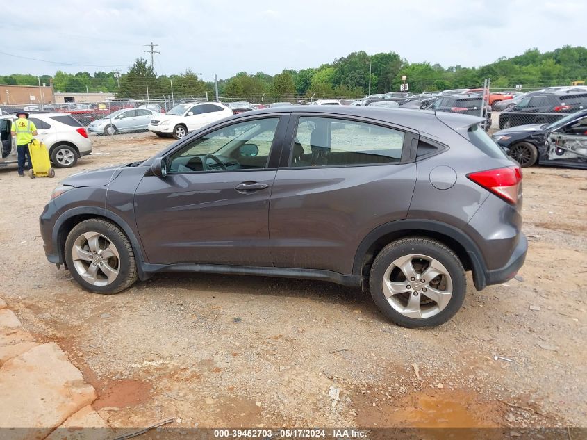 2016 Honda Hr-V Lx VIN: 3CZRU5H37GM709520 Lot: 39452703