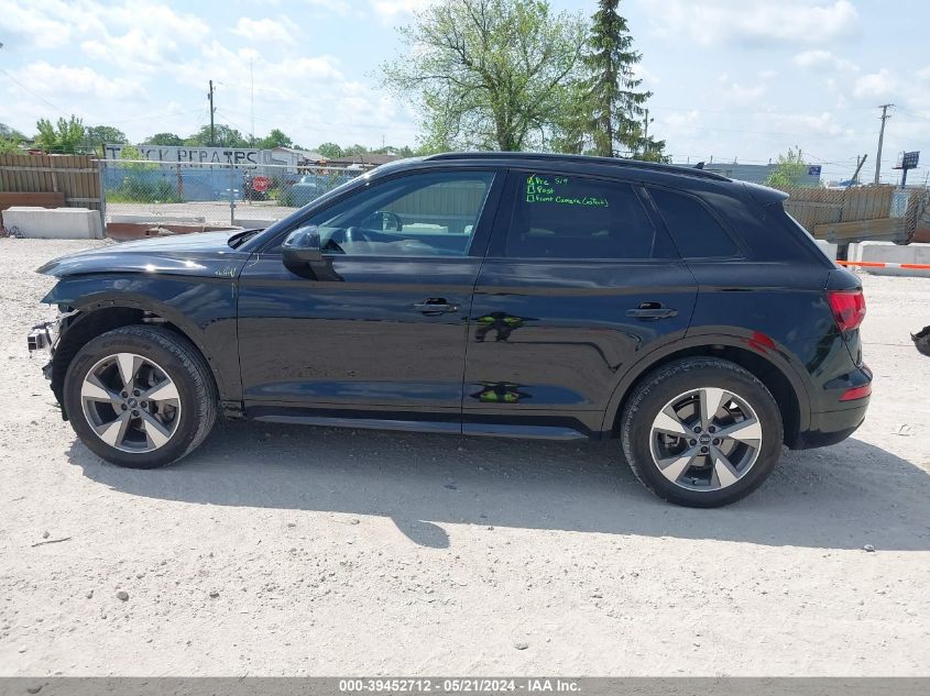 2020 Audi Q5 Premium 45 Tfsi Quattro S Tronic VIN: WA1ANAFY0L2097485 Lot: 39452712