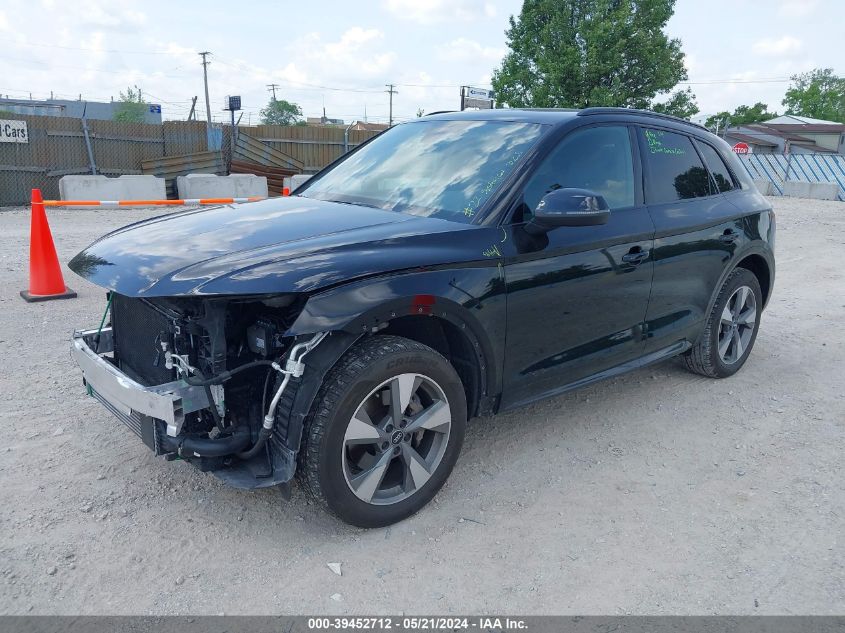 2020 Audi Q5 Premium 45 Tfsi Quattro S Tronic VIN: WA1ANAFY0L2097485 Lot: 39452712