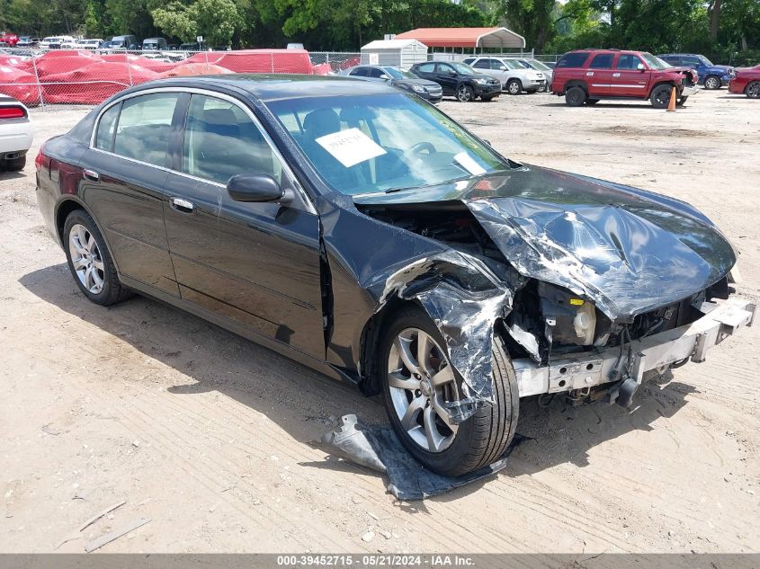 2006 Infiniti G35 VIN: JNKCV51E66M502744 Lot: 39452715