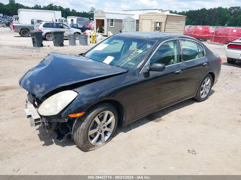 2006 Infiniti G35 VIN: JNKCV51E66M502744 Lot: 39452715