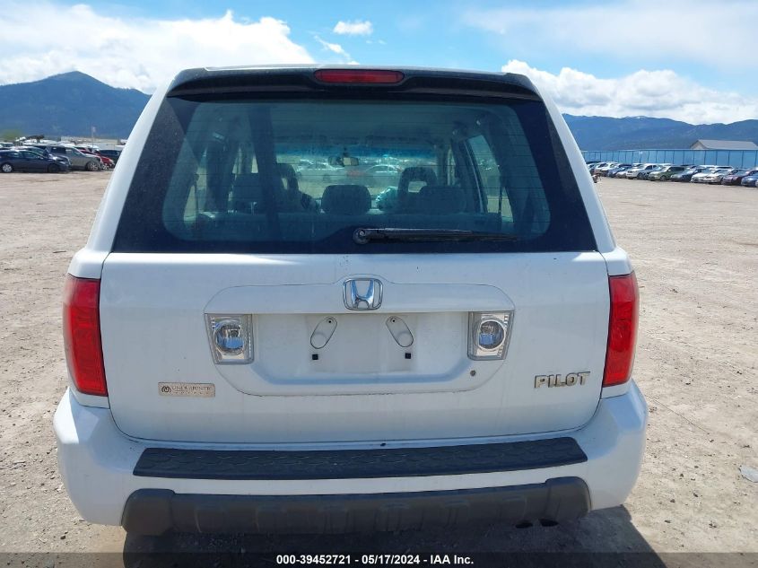 2HKYF18154H598597 2004 Honda Pilot Lx