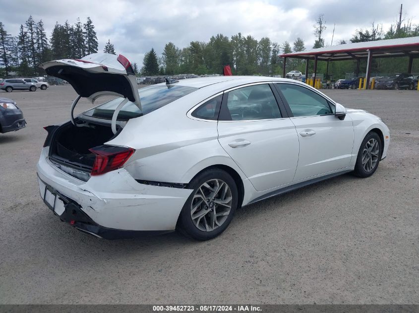 2022 Hyundai Sonata Sel VIN: KMHL64JA8NA225046 Lot: 39452723