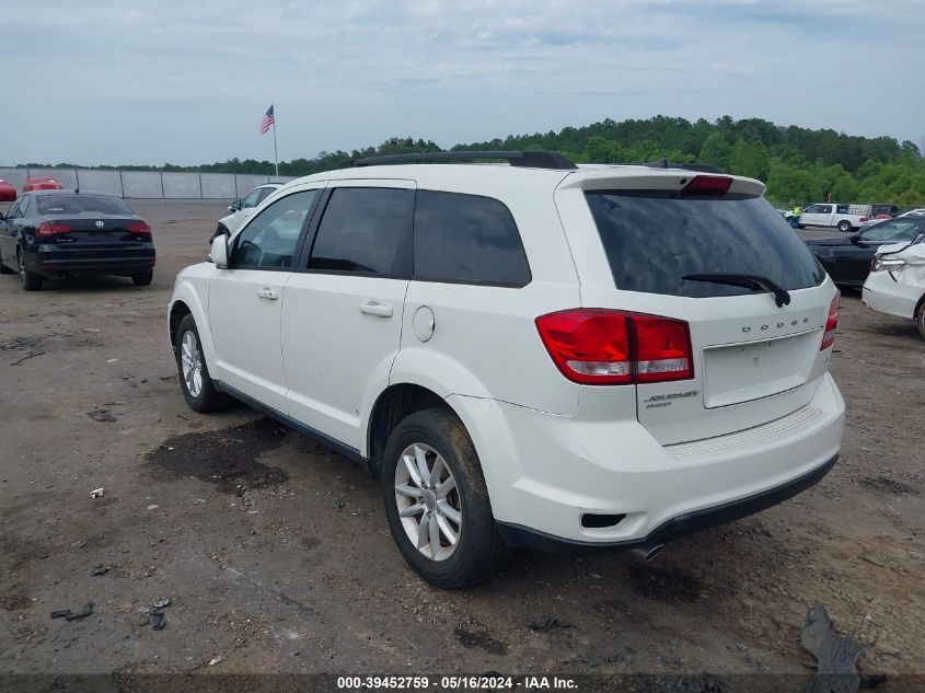 2016 Dodge Journey Sxt VIN: 3C4PDDBG6GT163351 Lot: 39452759