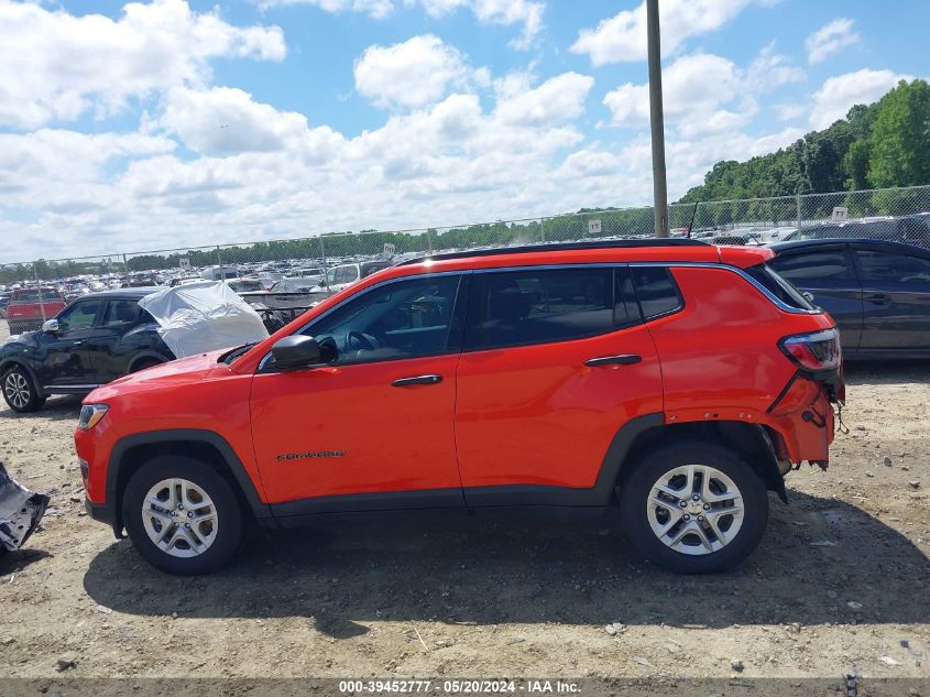 2021 Jeep Compass Sport Fwd VIN: 3C4NJCAB2MT532153 Lot: 39452777