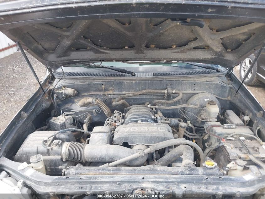 2005 Toyota Tundra Sr5 V8 VIN: 5TBDT44125S494216 Lot: 39452787