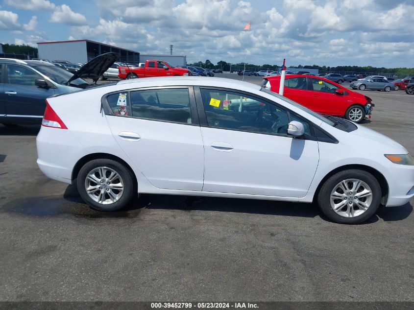 2010 Honda Insight Ex VIN: JHMZE2H70AS021652 Lot: 39452799