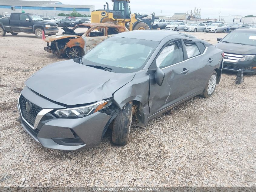 2020 Nissan Sentra S Xtronic Cvt VIN: 3N1AB8BV3LY223927 Lot: 39452803