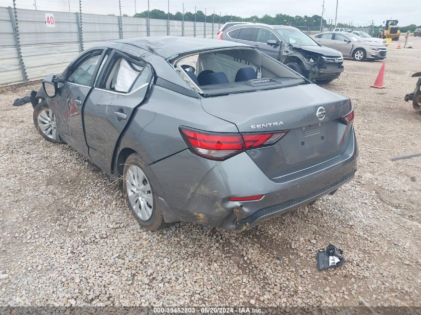 2020 Nissan Sentra S Xtronic Cvt VIN: 3N1AB8BV3LY223927 Lot: 39452803