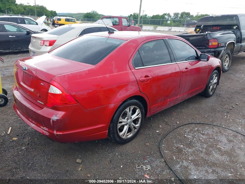 2012 Ford Fusion Se VIN: 3FAHP0HGXCR201415 Lot: 39452806