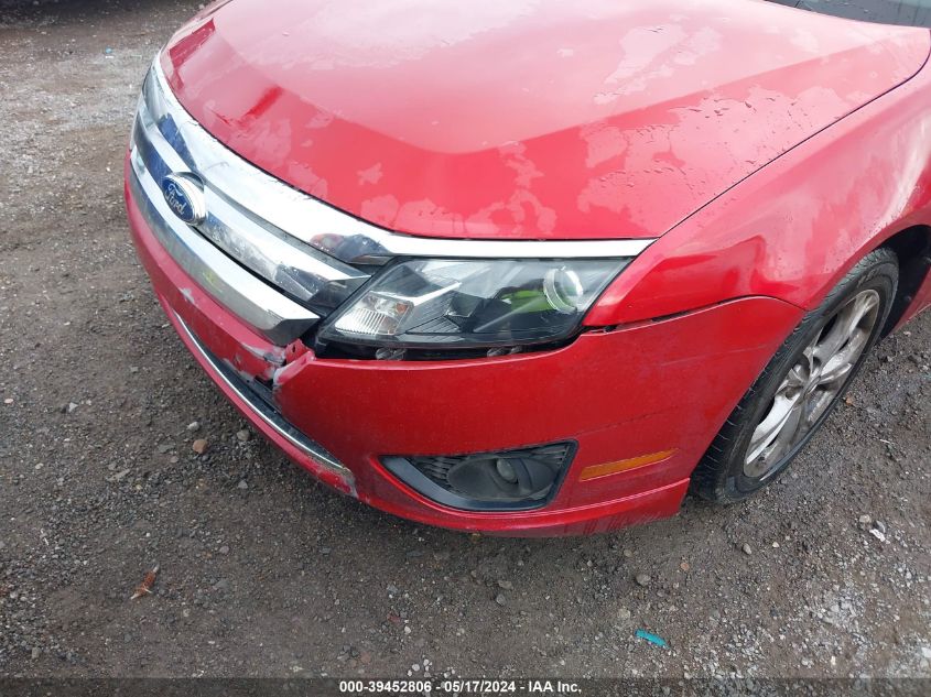 2012 Ford Fusion Se VIN: 3FAHP0HGXCR201415 Lot: 39452806