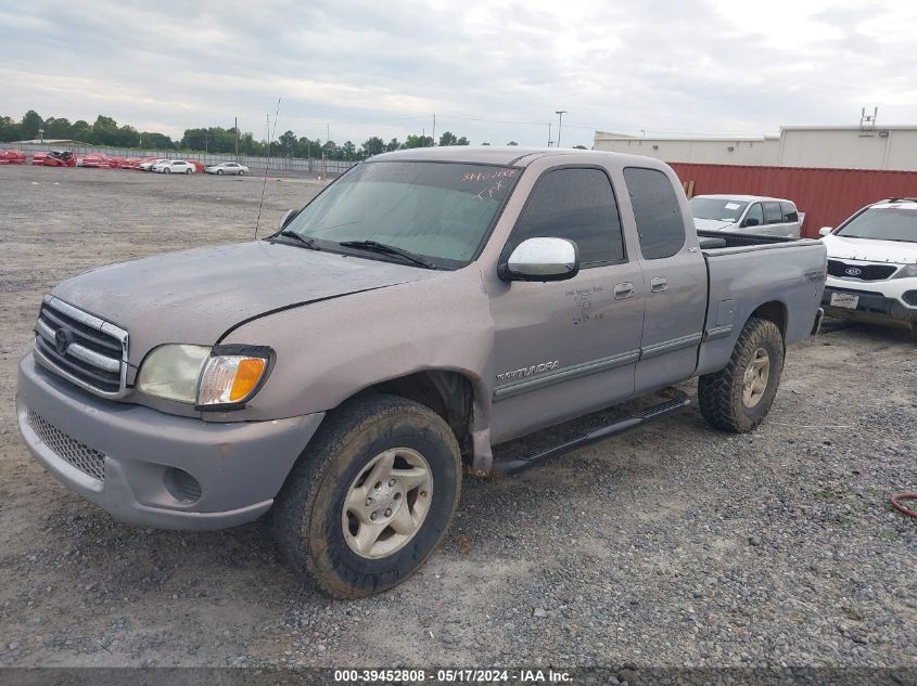 2000 Toyota Tundra Sr5 V8 VIN: 5TBRT3412YS003910 Lot: 39452808