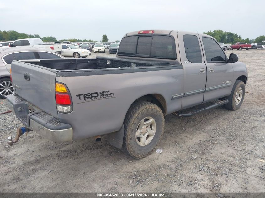 2000 Toyota Tundra Sr5 V8 VIN: 5TBRT3412YS003910 Lot: 39452808