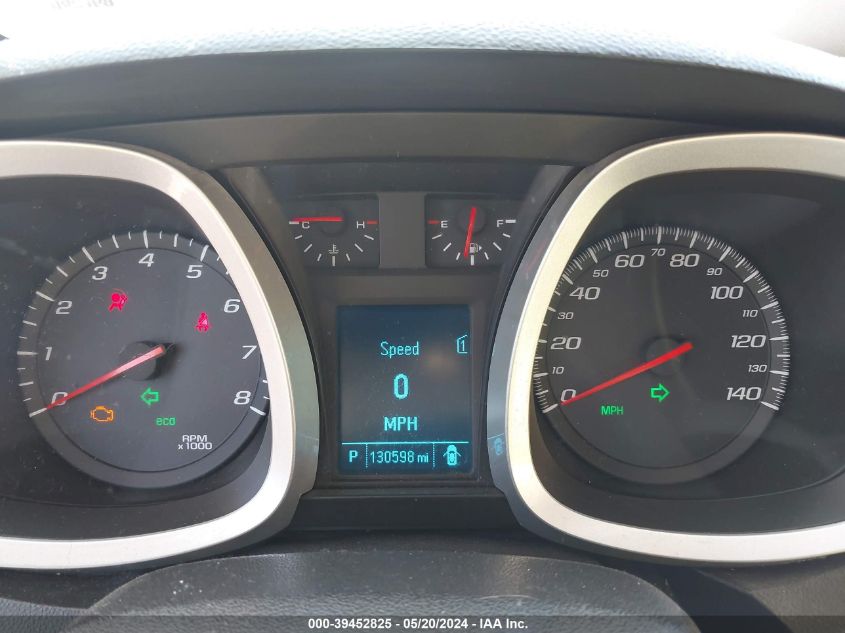 2012 Chevrolet Equinox 1Lt VIN: 2GNALDEK6C1296011 Lot: 39452825