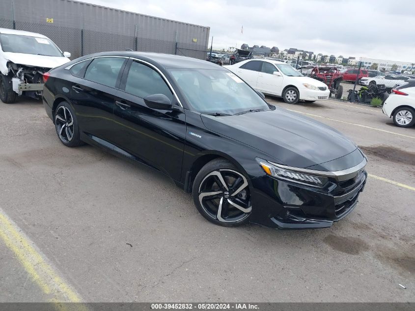 2022 Honda Accord Hybrid Sport VIN: 1HGCV3F22NA026224 Lot: 39452832