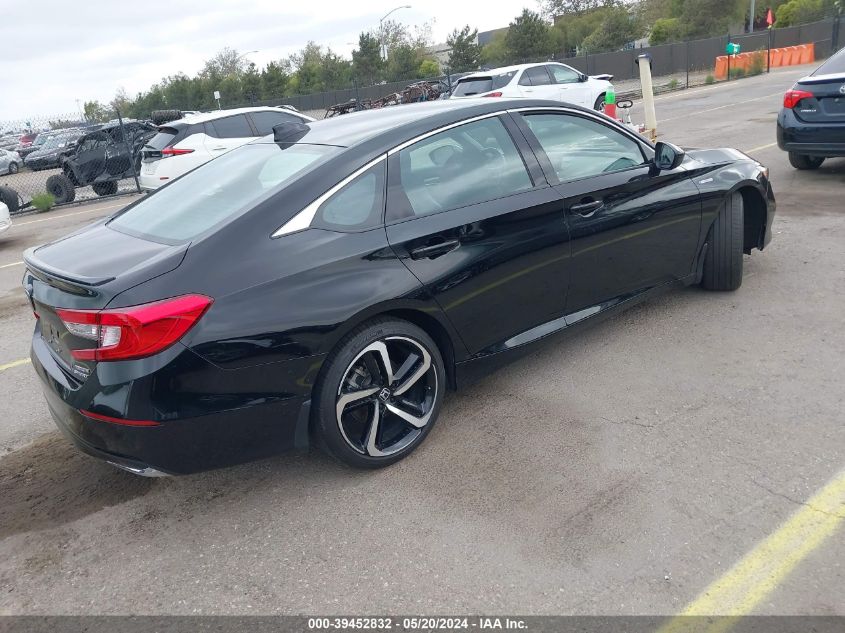 2022 Honda Accord Hybrid Sport VIN: 1HGCV3F22NA026224 Lot: 39452832