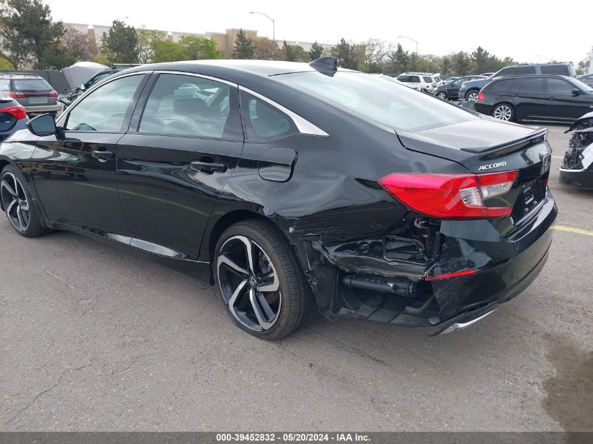 2022 Honda Accord Hybrid Sport VIN: 1HGCV3F22NA026224 Lot: 39452832