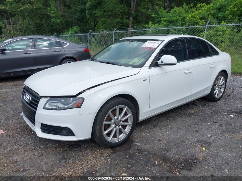 2009 Audi A4 2.0T Premium VIN: WAUCF78K99N067560 Lot: 39452835