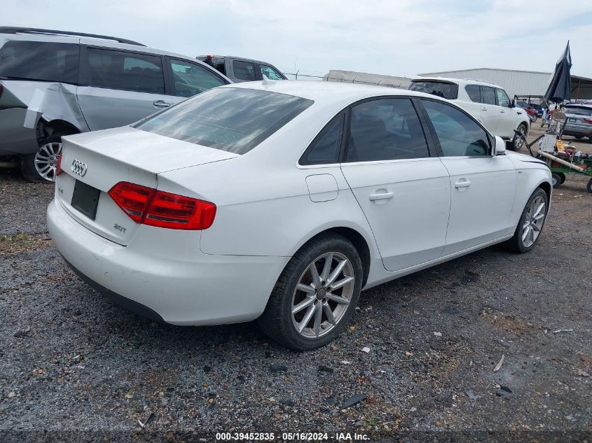 2009 Audi A4 2.0T Premium VIN: WAUCF78K99N067560 Lot: 39452835